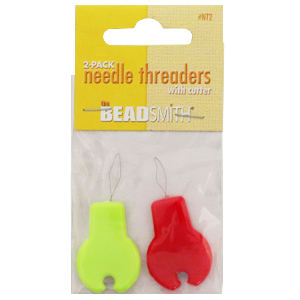 Beadsmith Enfile-aiguille avec cutter Multicolore