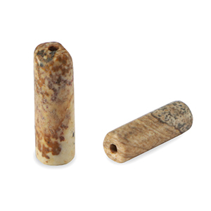 Pierres naturelles perles Quarzite tube Marron