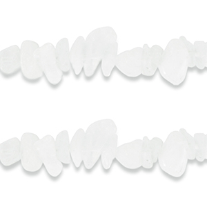 Perles Chips quartz crystal transparent