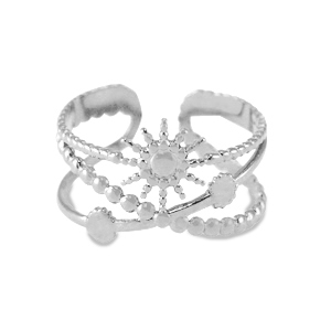 Bagues en acier Inox Argent&eacute;