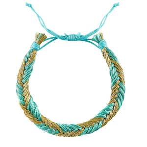 Bracelets tendance Bleu-dor&eacute;