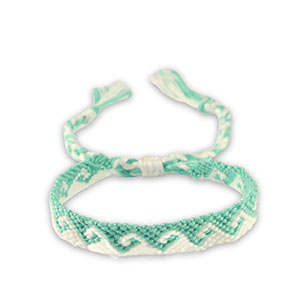 Bracelets tendance Turquoise-blanc