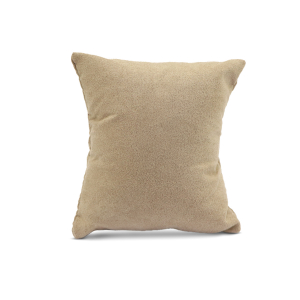 Pr&eacute;sentoir bijoux coussin velours doux Marron taupe