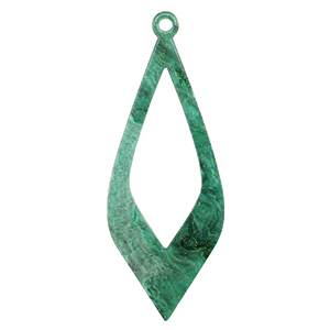 Pendentifs en r&eacute;sine Multicolore vert
