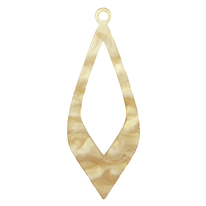 Pendentifs en r&eacute;sine Beige sable