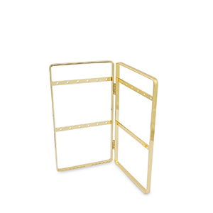 Pr&eacute;sentoir bijoux pour boucles d'oreilles Dor&eacute;