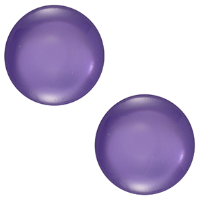 Cabochon classique 20mm Polaris Elements Lucido Violet purple ultra