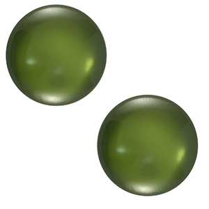 Cabochon classique 7mm Polaris Elements Lucido Vert mousse