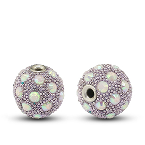 Perles boh&egrave;mes Lilas-strass