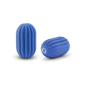 Perles acryliques ovale Bleu