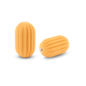 Perles acryliques ovale Orange