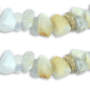 Perles Chips Agate Lilas