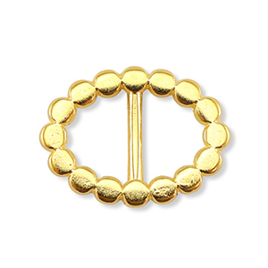 Poussoirs en m&eacute;tal DQ ovale Dor&eacute; (sans nickel)