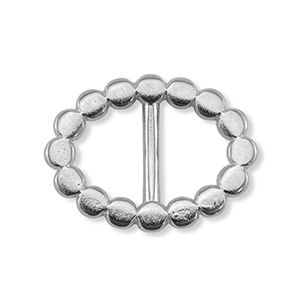 Poussoirs en m&eacute;tal DQ ovale Argent&eacute; antique (sans nickel)