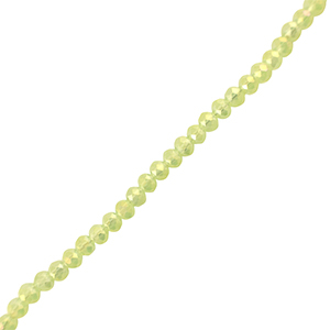 Perles &agrave; facettes 4x3mm disque Heishi Vert clair