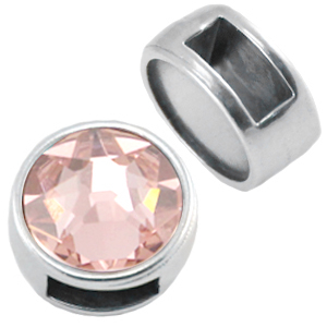 M&eacute;tal DQ poussoir pour flatback SS34 et cabochon 7mm Argent&eacute; antique (sans nickel)