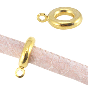 M&eacute;tal DQ anneau avec &oelig;illet &Oslash;5mm Dor&eacute; (sans nickel)