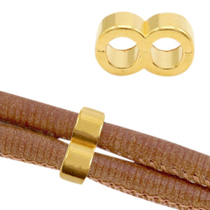 Appr&ecirc;ts en m&eacute;tal DQ "8" Dor&eacute; (sans nickel)