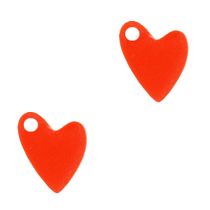 Breloques Plexx coeur Rouge &eacute;carlate