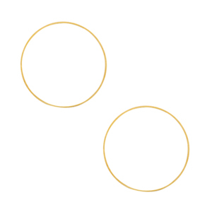 Appr&ecirc;ts en m&eacute;tal DQ anneau ferm&eacute; 10mm Dor&eacute; (sans nickel)