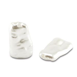 Imitations perles d&rsquo;eau douce Blanc