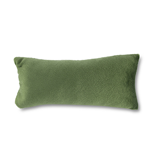 Pr&eacute;sentoir bijoux coussin velours doux Vert olive