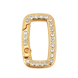 Appr&ecirc;ts color&eacute;s anneau porte-cl&eacute;s rectangle Dor&eacute;