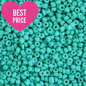 Perles de rocailles 12/0 (2mm) Vert viridien