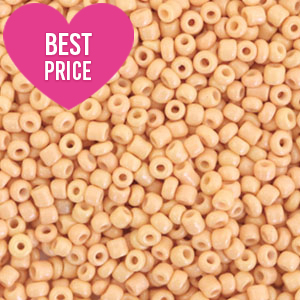 Perles de rocailles 12/0 (2mm) Orange miel