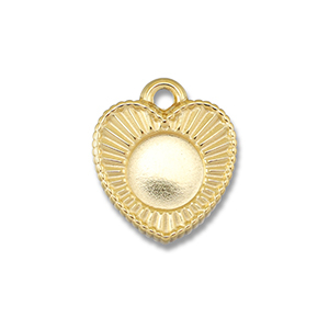 BY31&reg; Breloques en acier Inox avec serti pour SS20 flatback Dor&eacute;