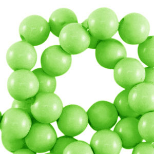 Perles acryliques 14 mm brillant Vert clair