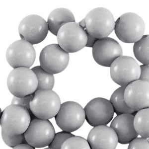 Perles acryliques 10 mm brillant Gris