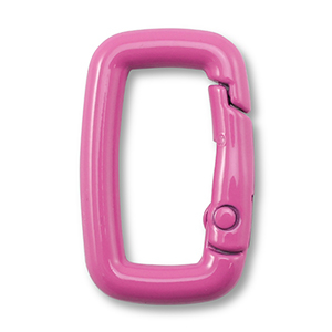 Appr&ecirc;ts color&eacute;s porte-cl&eacute;s rectangle Rose magenta