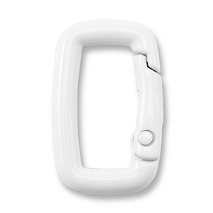 Appr&ecirc;ts color&eacute;s porte-cl&eacute;s rectangle Blanc