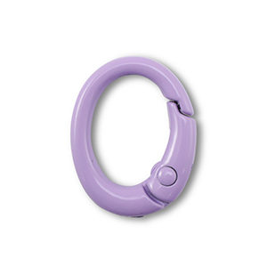 Appr&ecirc;ts color&eacute;s porte-cl&eacute;s ovale Violet
