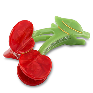 Accessoires pour cheveux pince &agrave; cheveux cerises Rouge-vert-dor&eacute;