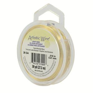 26 Gauge Artistic Wire Laiton anti-ternissement