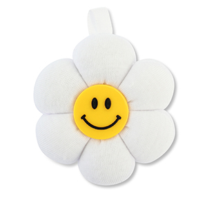 Pendentifs accroche-regard fleur Blanc-jaune-noir