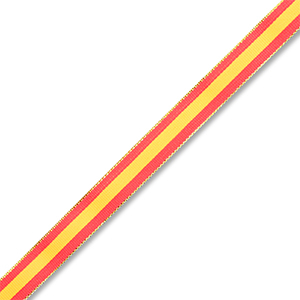 BY31&reg; Ruban Drapeau de l'Espagne Rouge-jaune-dor&eacute;