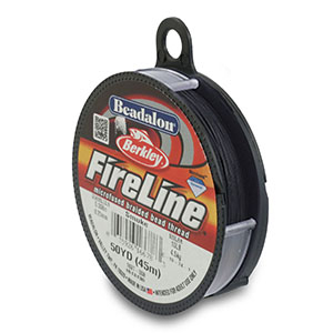 Beadalon Stringing Wire Fireline 0.20mm Noir