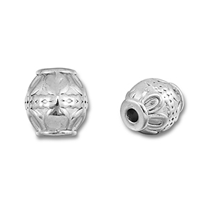 Perles en acier Inox Argent&eacute;