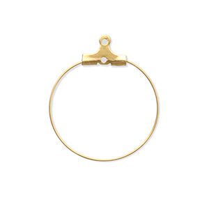 Appr&ecirc;ts en acier Inox supports boucles d'oreilles cr&eacute;oles Dor&eacute;