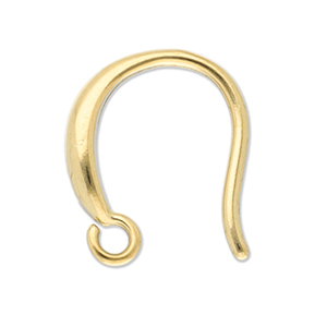 Appr&ecirc;ts en acier inox boucles d'oreilles crochet Dor&eacute;