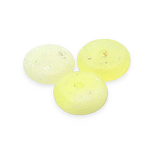 Pierres naturelles perles Serpentine rondelles Jaune