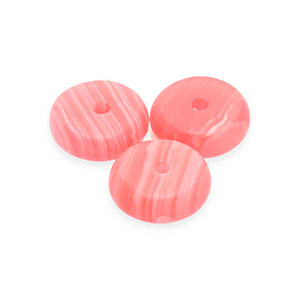 Pierres naturelles perles Agate rondelles Rouge corail