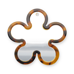 Pendentifs accroche-regard miroir Marron-noir