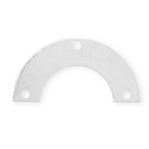 Breloques en m&eacute;tal DQ Eco-brass&reg; connecteur Argent&eacute; antique (sans nickel)