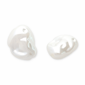 Imitations perles d&rsquo;eau douce Blanc