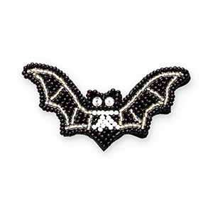 Broches chauve-souris Noir