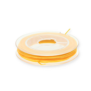 Fil &eacute;lastique 0.8mm Jaune orange